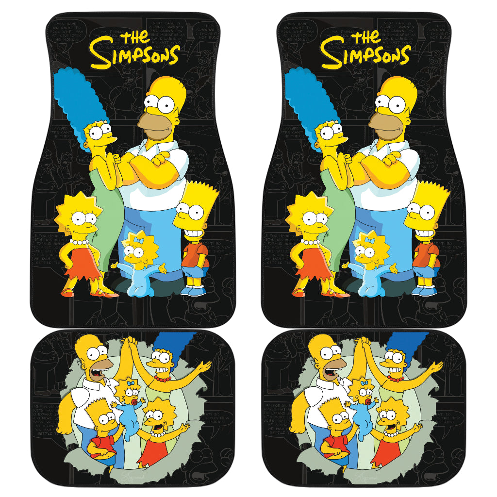 The Simpsons Car Floor Mats Car Accessorries Ci221125-03
