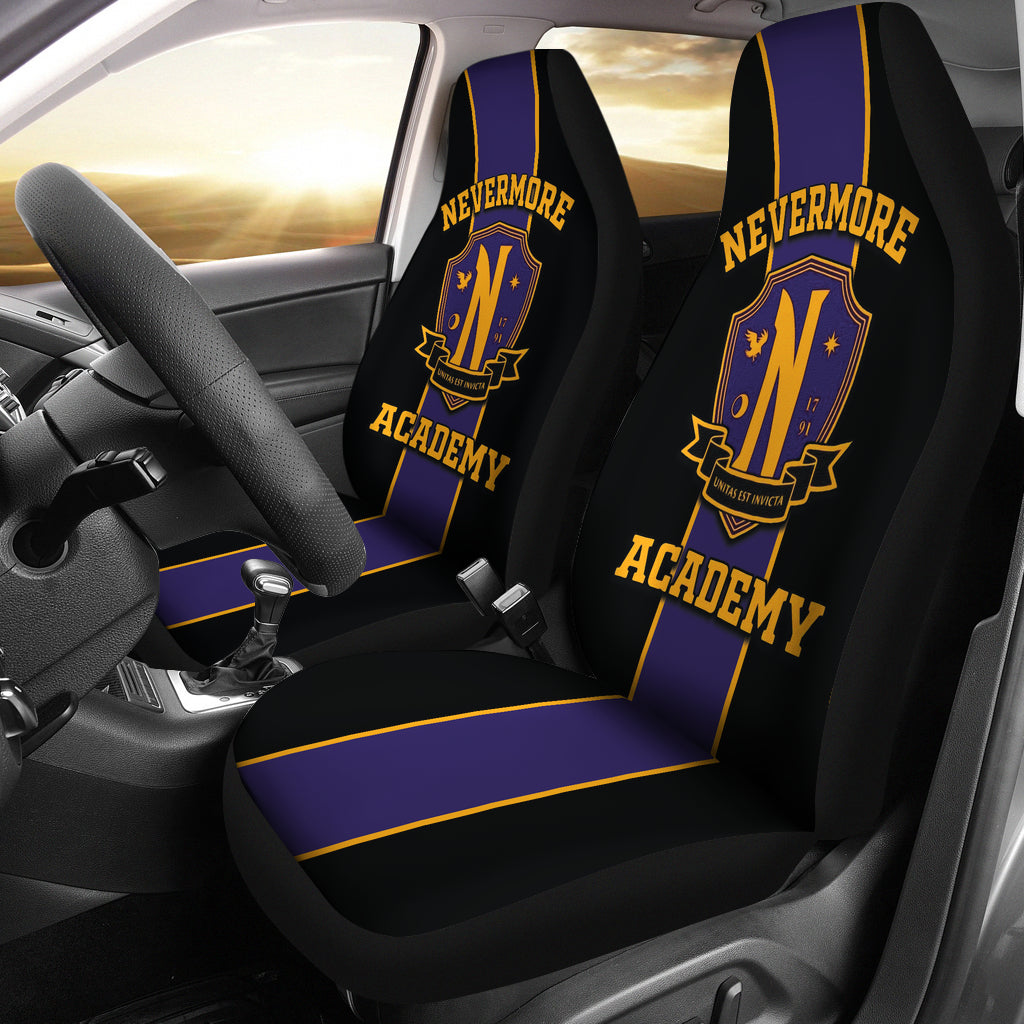 Wednesday Car Seat Covers Custom For Fans Ci221214-04