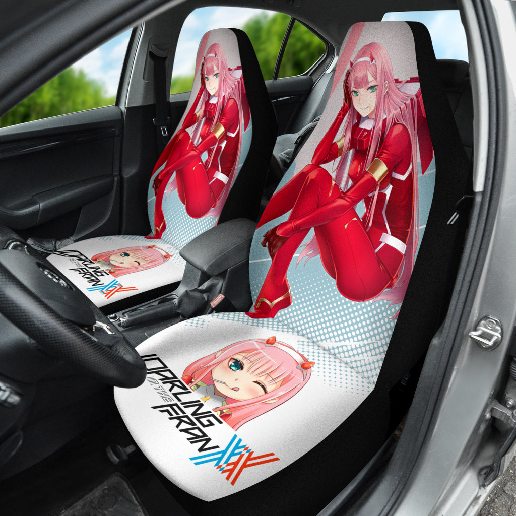 Darling In The Franxx Zero Two Car Seat Covers Car Accessories Ci100522-09