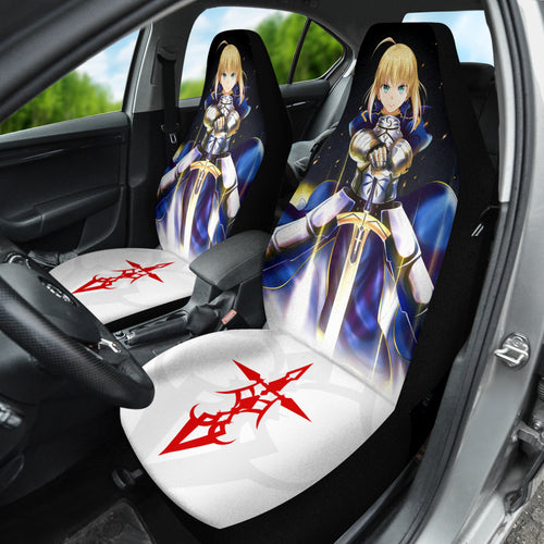 Saber Fate Stay Night Car Seat Covers Car Accessories Ci220429-09