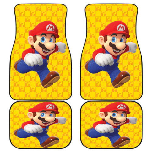 Super Mario Car Floor Mats Custom For Fans Ci221220-05