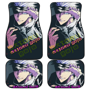 Satoru Gojo Style Jujutsu KaiSen Yellow Car Mats Anime Fan Car Mats For Car Ci0624