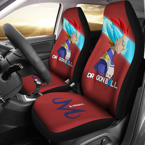 Vegeta Red Color Dragon Ball Anime Car Seat Covers Unique Design Ci0817