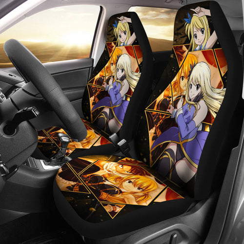 Lucy Heartfilia Fairy Tail Car Seat Covers Anime Car Accessories Custom For Fans Ci22060103