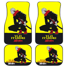Load image into Gallery viewer, Yuji Itadori Yellow Car Floor Mats Jujutsu Kaisen Anime Car Mats Ci0709