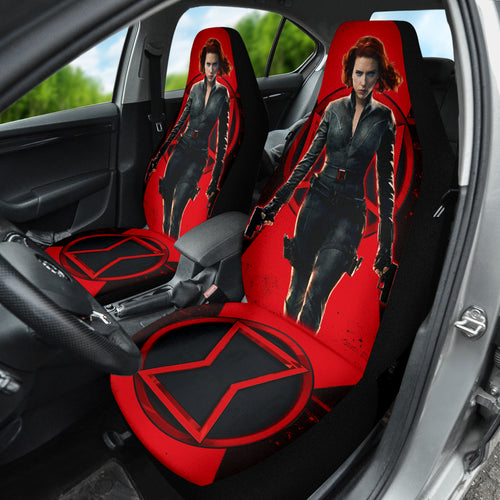 Black Widow Natasha Car Seat Covers Car Accessories Ci220526-03