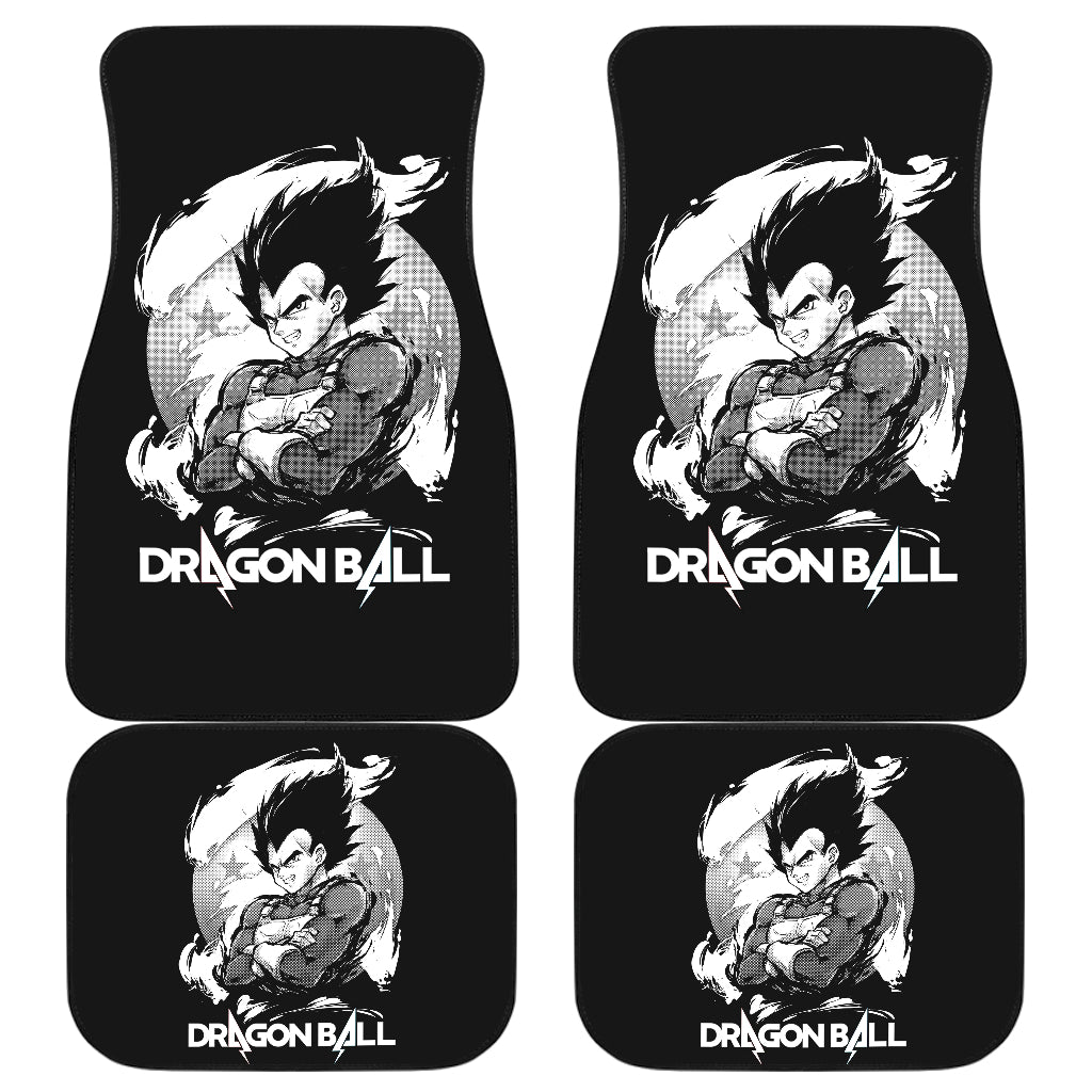 Vegeta Supreme Dragon Ball Anime Black Car Floor Mats Best Design Ci0816