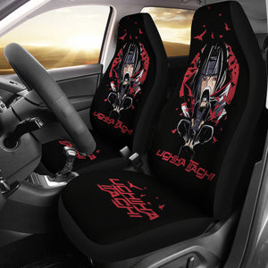 Itachi Akatsuki Red Seat Covers Naruto Anime Car Seat Covers Ci102005