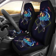 Load image into Gallery viewer, Kamado Tanjiro Anime Car Seat Covers Demon Slayer Seat Covers Ci0603