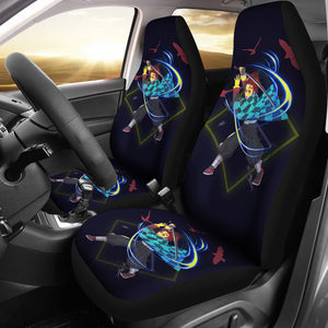 Kamado Tanjiro Anime Car Seat Covers Demon Slayer Seat Covers Ci0603