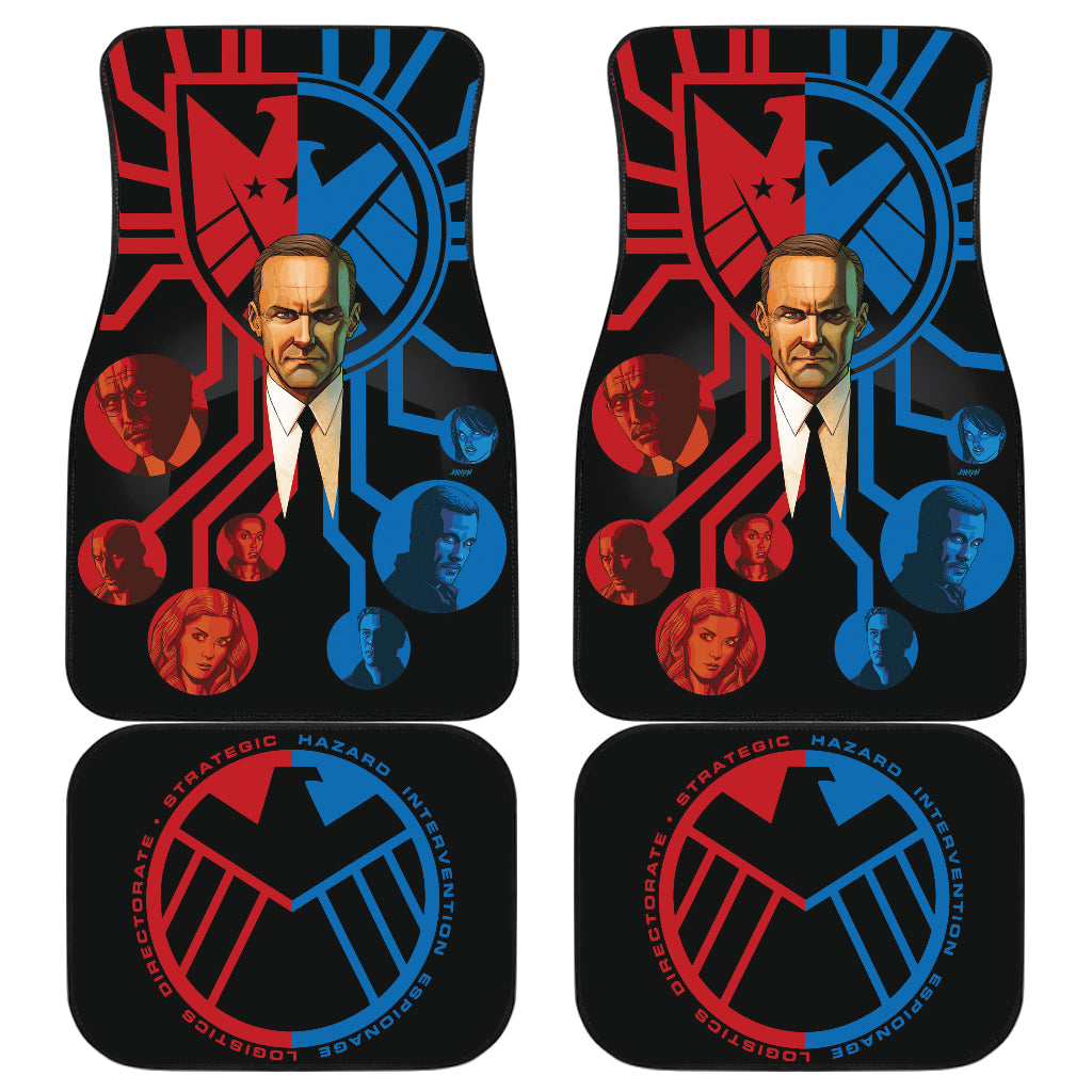 Agents Of Shield Marvel Car Floor Mats Car Accessories Ci221005-05