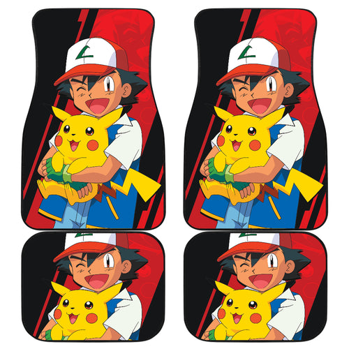 Satoshi Pokemon Car Floor Mats Style Custom For Fans Ci230130-05a