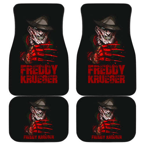 Horror Movie Car Floor Mats | Freddy Krueger Bloody Glove Claw Car Mats Ci083021