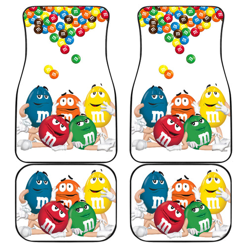 M&M Chocolate Funny Car Floor Mats Car Accessories Ci220506-06