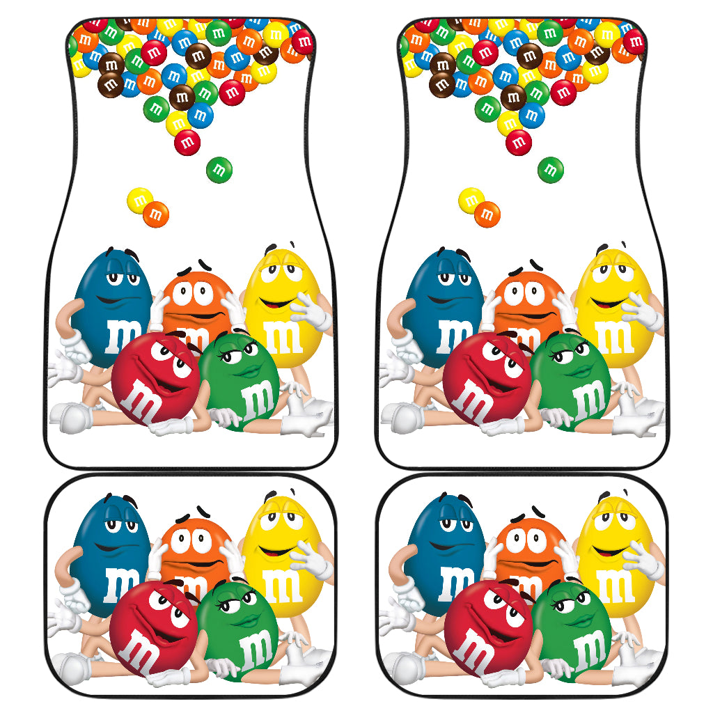 M&M Chocolate Funny Car Floor Mats Car Accessories Ci220506-06