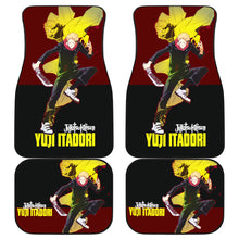 Load image into Gallery viewer, Yuji Itadori Red Car Floor Mats Jujutsu Kaisen Anime Car Mats Ci0709