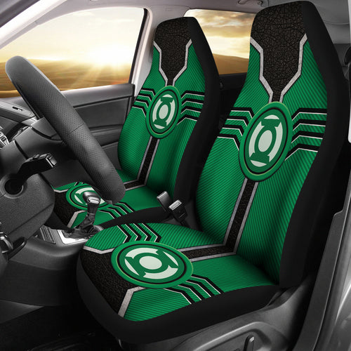 Green Latern Logo Car Seat Covers Custom For Fans Ci230109-02