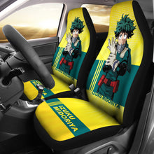 Load image into Gallery viewer, Izuku Midoriya My Hero Academia Car Seat Covers Anime Fan Gift Ci0614