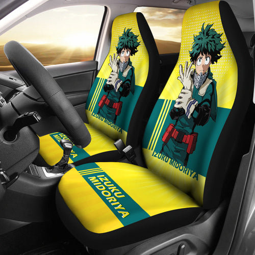 Izuku Midoriya My Hero Academia Car Seat Covers Anime Fan Gift Ci0614