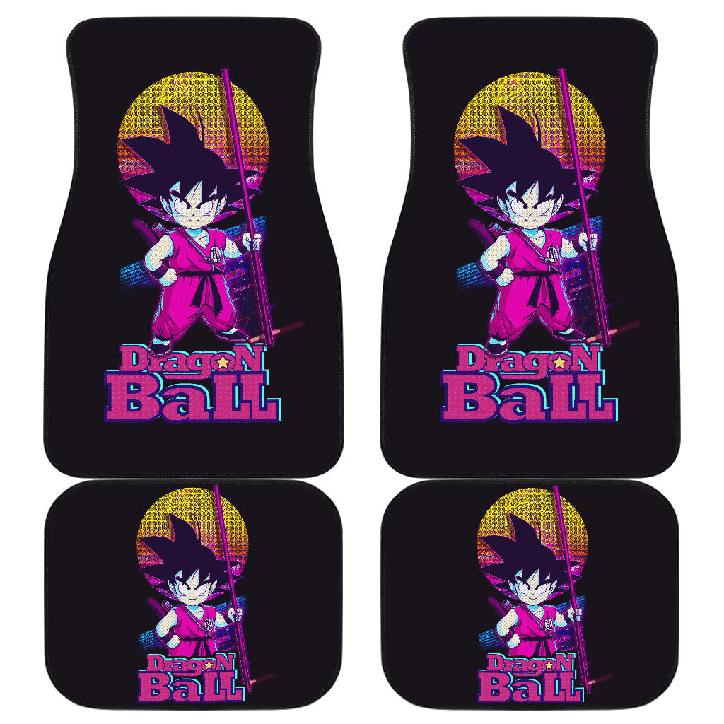 Dragon Ball Z Car Floor Mats Goku Kid Minimal Car Mats Ci0807