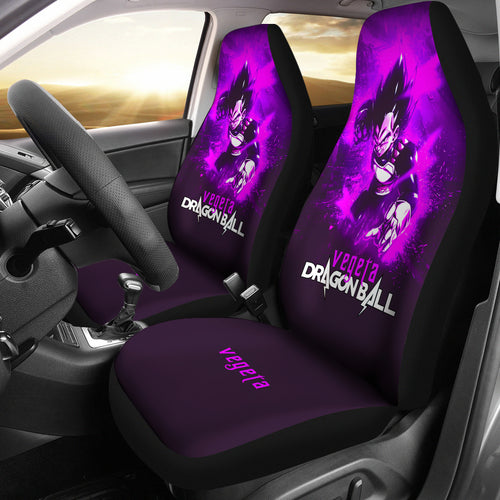 Vegeta Purple Color Dragon Ball Anime Car Seat Covers Unique Design Ci0817