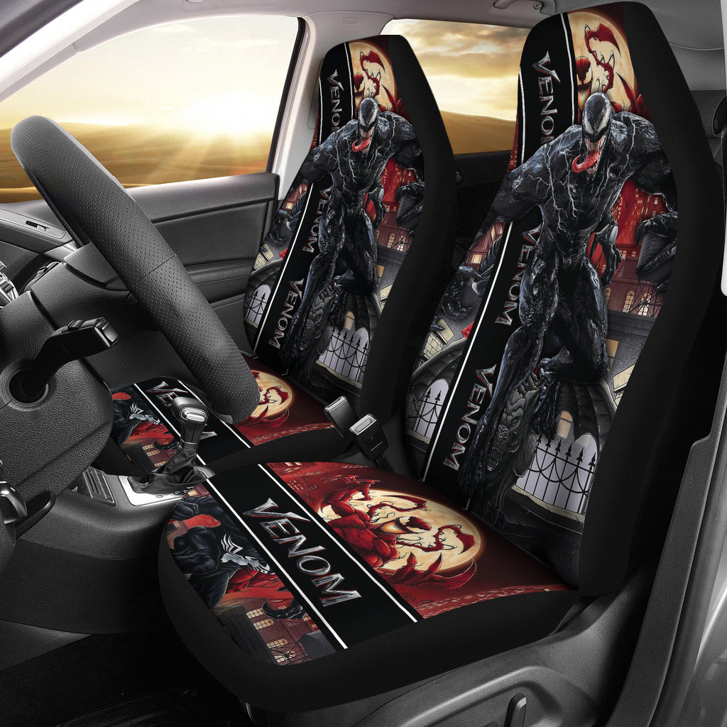 Venom Car Seat Covers Custom For Fans Ci221223-01