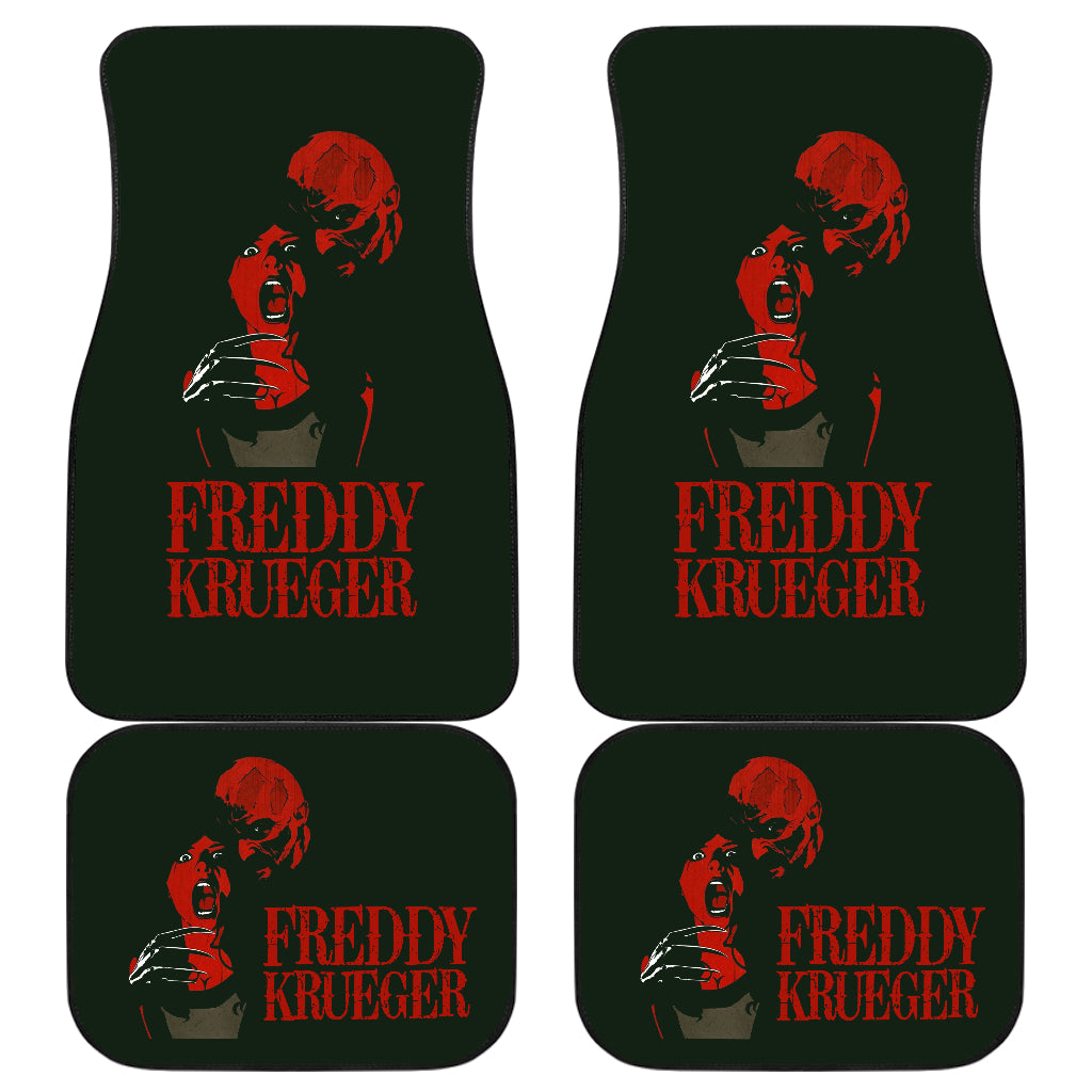 A Nightmare On Elm Street Car Floor Mats Horror Freddy Krueger Halloween Car Accessories Ci0823