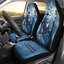 Load image into Gallery viewer, Nightmare Before Christmas Cartoon Car Seat Covers - Jack Holding Snowball With Zero Dog Seat Covers Ci092901