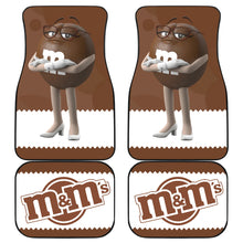 Load image into Gallery viewer, M&amp;M Brown Chocolate Funny Car Floor Mats Car Accessories Ci220525-06