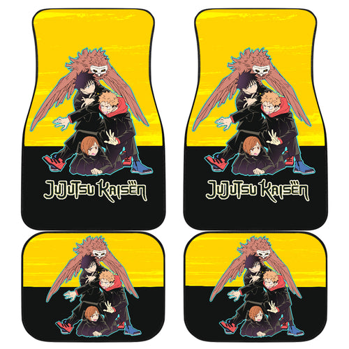 Yuji Itadori Car Floor Mats Jujutsu Kaisen Anime Car Mats Fan Gift Ci0710
