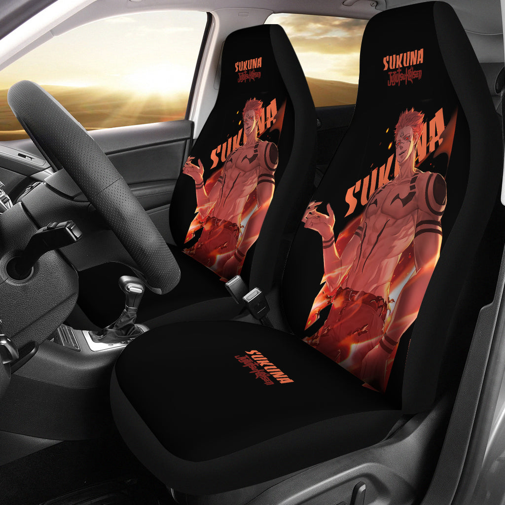 Sukuna Anime Fan Car Seat Covers Fan Art Jujutsu KaiSen Anime Seat Covers Ci0207