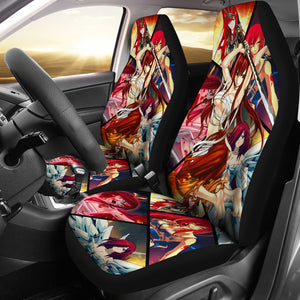 Erza Scarlet Fairy Tail Car Seat Covers Anime Car Accessories Custom For Fans Ci22060102
