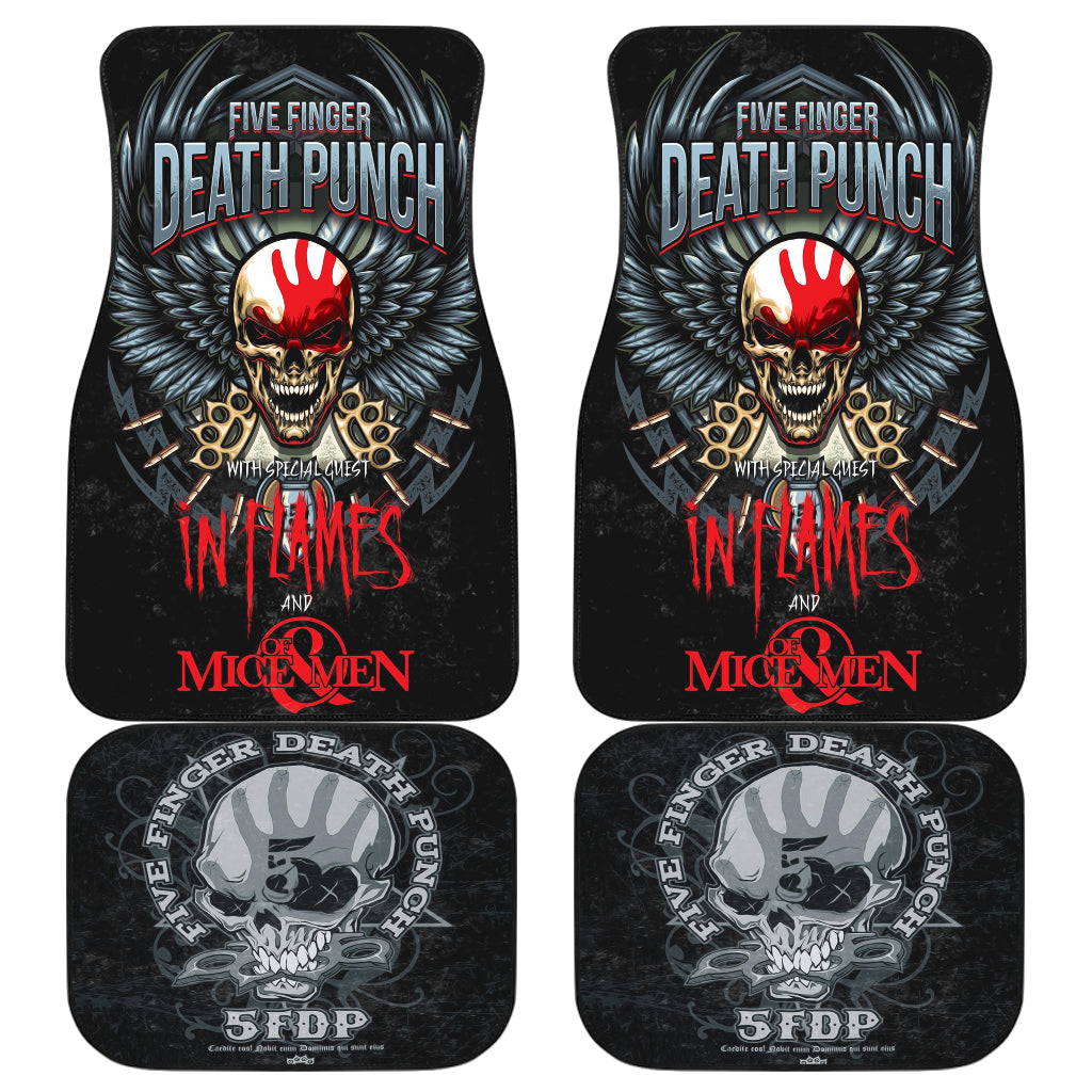 Five Finger Death Punch Rock Band Car Floor Mats Five Finger Death Punch Car Accessories Fan Gift Ci120901