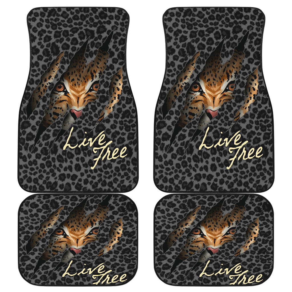 Leopard Skin Wild Car Floor Mats Car Accessories Ci220520-06