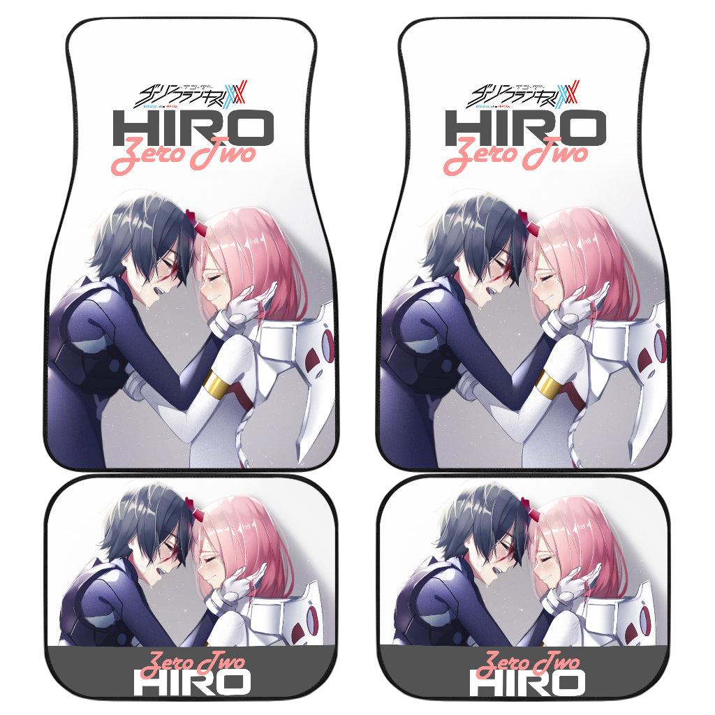 Zero Two Hiro So In Love Anime Car Floor Mats Ci0721