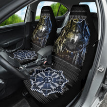 Load image into Gallery viewer, Wolf Native American Car Seat Covers Car Accessories Ci220419-04