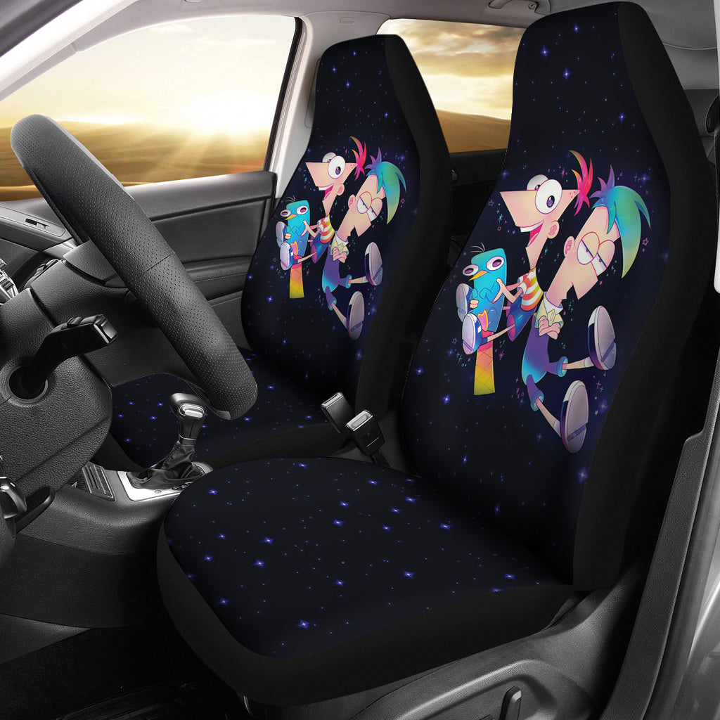 Phineas & Ferb Car Seat Covers Custom For Fans Ci221208-01