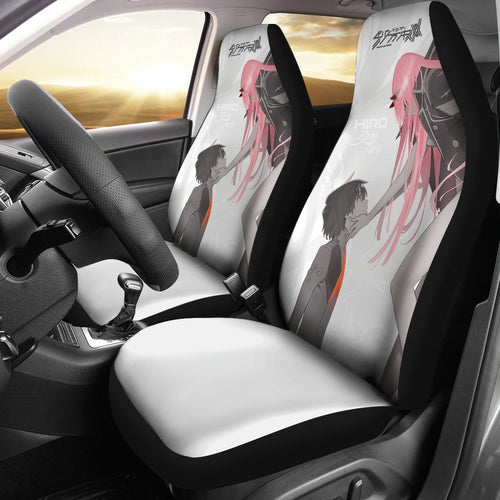 Zero Two Hiro Anime Car Seat Covers Ci0724