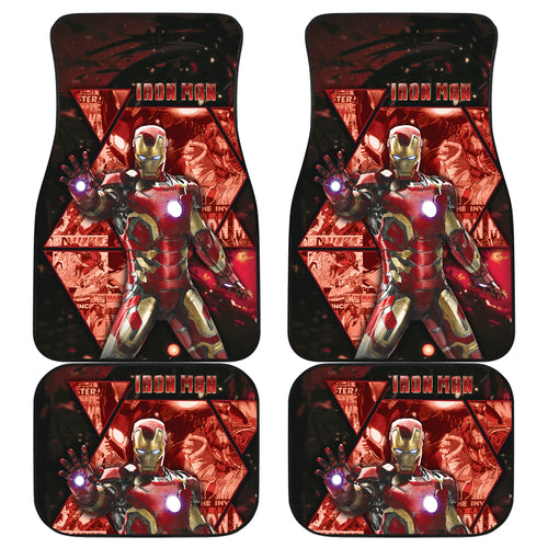 Iron Man Car Floor Mats Custom For Fans Ci221227-09