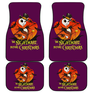 Nightmare Before Christmas Cartoon Car Floor Mats - Cartoon Jack Skellington Magician Car Mats Ci092701