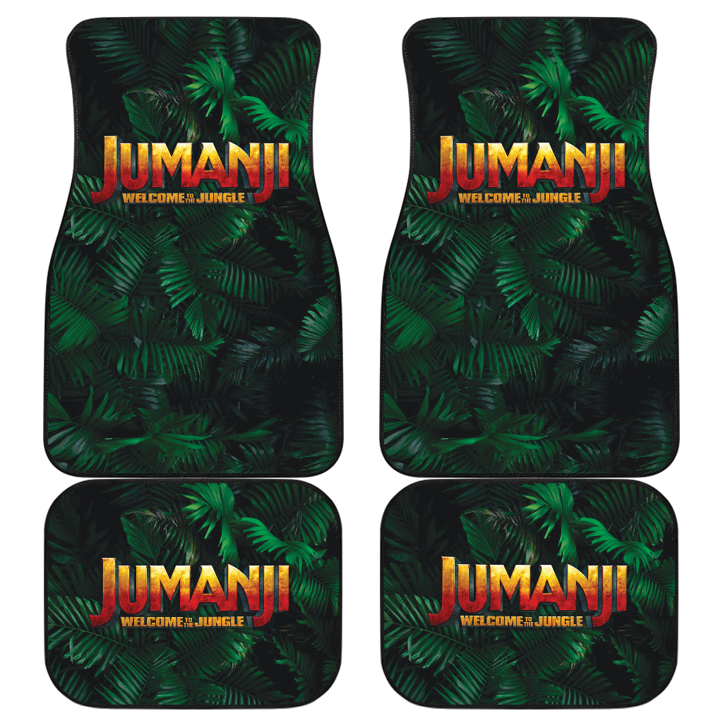Jumanji Logo Jungle Leaves Car Floor Mats Car Accessories Ci220706-08