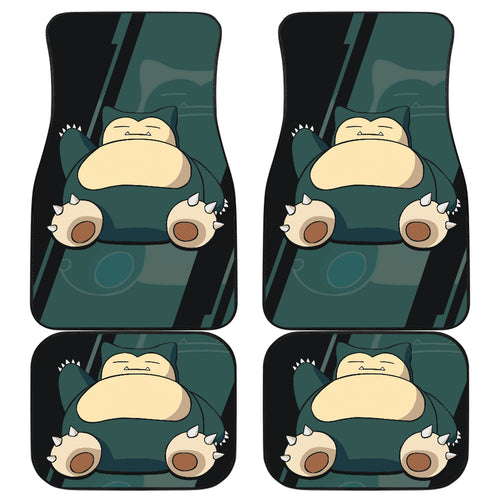Snorlax Pokemon Car Floor Mats Style Custom For Fans Ci230130-06a