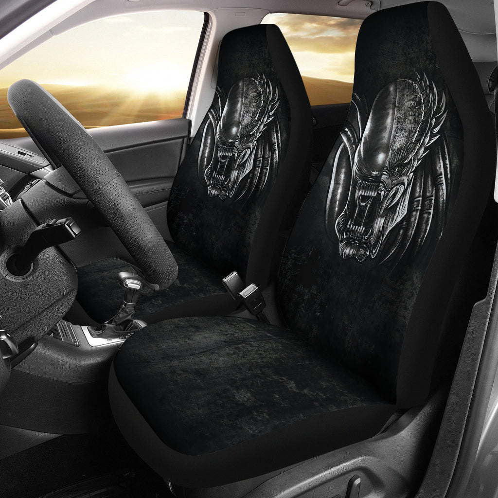 The Alien Creature Car Seat Covers Alien Car Accessories Custom For Fans Ci22060307