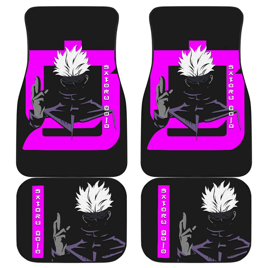 Satoru Gojo Pink Jujutsu KaiSen Car Mats  Anime Mats Ci0625