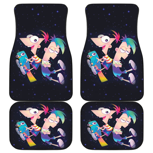 Phineas & Ferb Car Floor Mats Custom For Fans Ci221208-10
