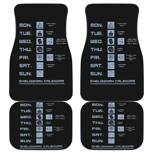 The Big Bang Theory Car Floor Mats Car Accessories Ci220913-08