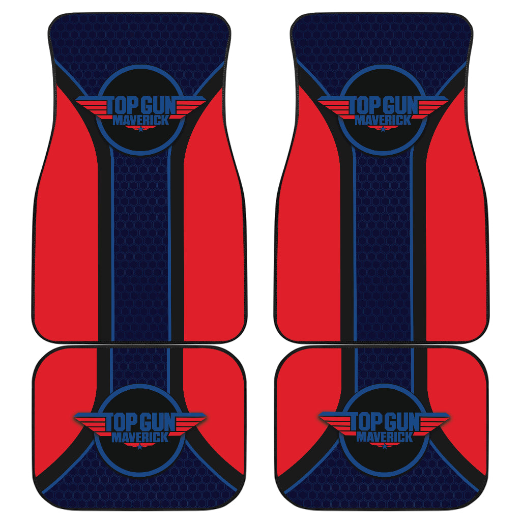 Top Gun Maverick Logo Car Floor Mats Custom For Fans Ci230105-04a