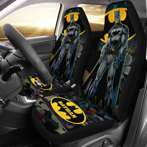 Bat Man Car Seat Covers Bat Man Comic Fan Art Car Accessories Ci220315-04