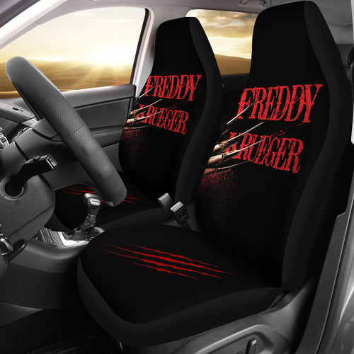 Freddy Krueger Horror Film ART Seat Covers Halloween Car Accessories Gift Idea Ci0825