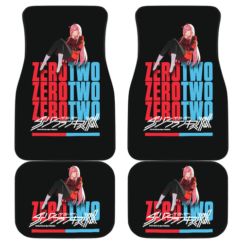 Zero Two Anime Sexy Girl Car Floor Mats Gift For Fans Ci0720